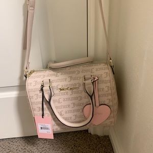 BNWT!!! Juicy Couture Sandstone Dot Logo Satchel!!!